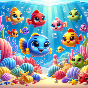 ABC Underwater Colorful Fish Song