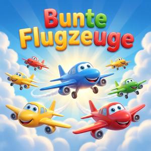 Bunte Flugzeuge