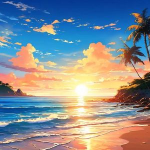 海辺を歩く（海边漫步）