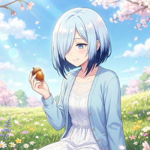 結んで開いて春が咲く