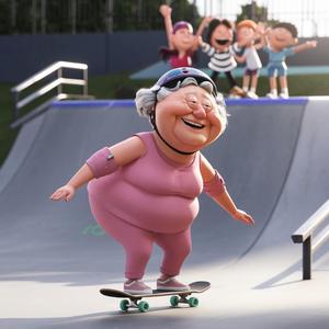 Kinderliedjes: Mijn oma is een skater!