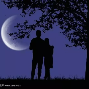 Moonlight in the sky