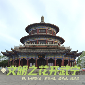 文明之花开武宁(伴奏)