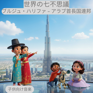 世界の七不思議 | ブルジュ・ハリファ – アラブ首長国連邦 | 子供向け音楽