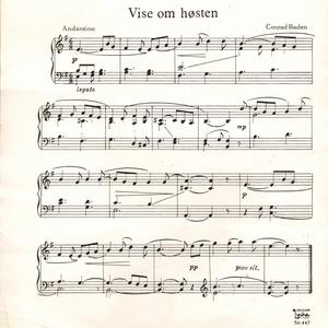 Conrad Baden: Vise om høsten (1963) [Autumn Song]