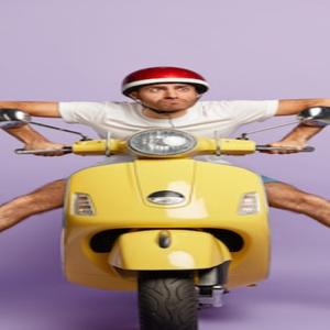 Her er min moped igjen