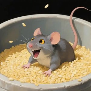 老鼠爱大米