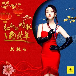 红红的对联迎新年