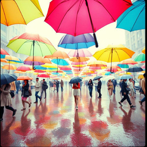 雨の日も楽しい