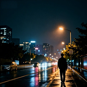 街灯与泪