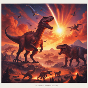 🦖🦕☄️🔥 by @steicamel