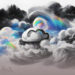 Raindrops Falling Softly on a Quiet Summer Afternoon