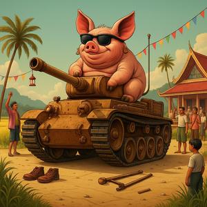 ขาพี่ทหาร กับหัวโกงกินนาน อะไรหนักกว่ากัน