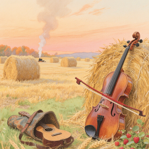 老谷仓班卓晒暖