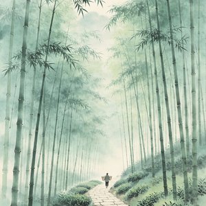 幽静竹林