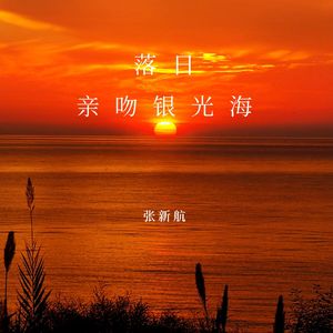 落日亲吻银光海