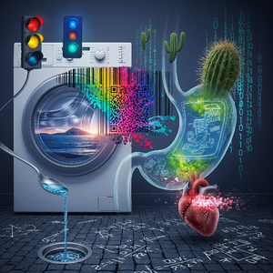 肋骨の隙間に咲くバーコード