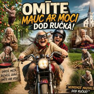 Omīte mauc ar moci.