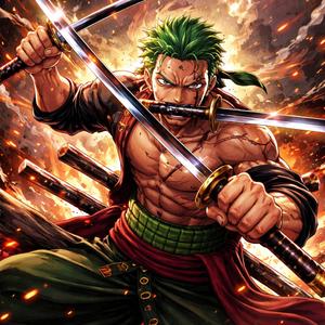 Three Blades, One Oath (Zoro)