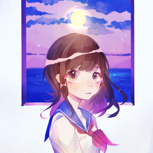 Moonlight in early summer