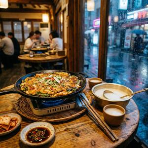 부침개와 막걸리