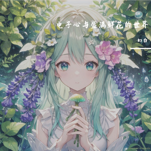 电子心与盛满鲜花的世界