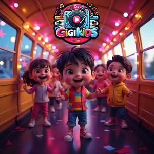 The wheels on the bus go round and round FunTech for kids