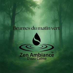 Lueur douce entre les arbres