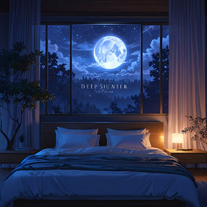 静かな夜の雨の音