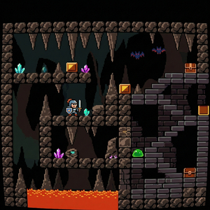 8ビット 洞窟ダンジョン