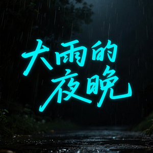 大雨的夜晚