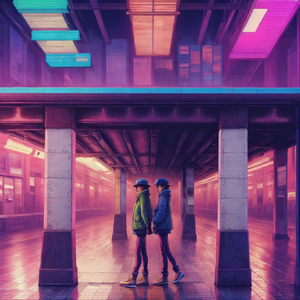 地铁站台 (Subway Platform)