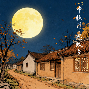 中秋月，思故乡