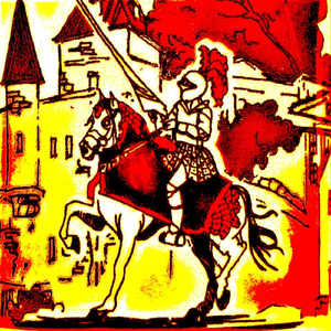 Medieval Cavalry Marching into the Battlefield