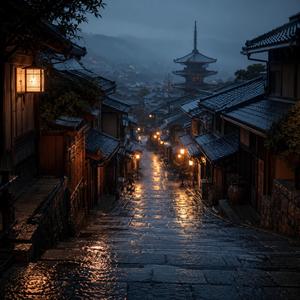 Rainy Kiyomizu Slope