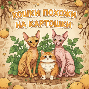 Кошки похожи на картошки