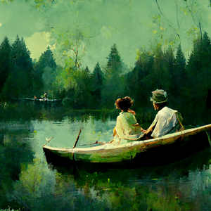 湖畔（by the lake)