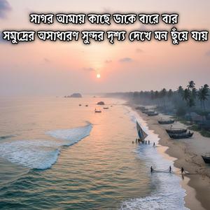 সাগর আমায় কাছে ডাকে বারে বার সমুদ্রের অসাধারণ সুন্দর দৃশ্য দেখে মন ছুঁয়ে যায় | Sagor Amay Kache Dake Bare Bar Sea View Shomodrer Oshadharon Sundor Drissho Dekhe Mon Chuye Jay