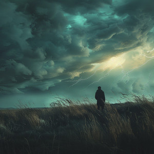 Eco A Través De Las Llanuras Por El Trueno