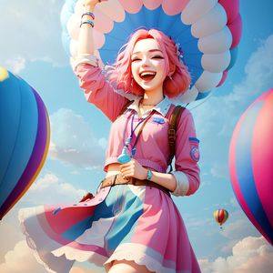 Hot air balloon aviator