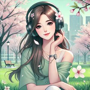 お花見通りのゆるやかな午後