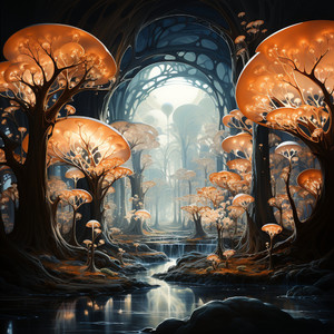 Marquesinas Cósmicas Con Matices Nocturnos