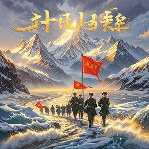 冲锋号红旗飘-中国红