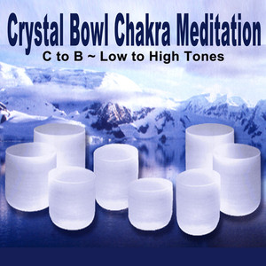 Sahastrara Crystal Bowls Chakra Meditation