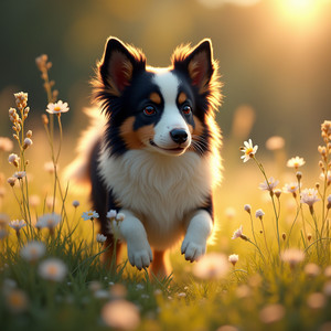 先に帰ってきた犬