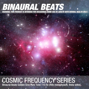 Binaural Beats Golden Sine Pure Tone 110 Hz (Rife-metaphysics, theta wave)