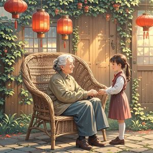 老藤椅_毛毛虫要破茧