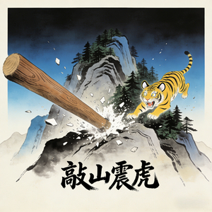 敲山震虎