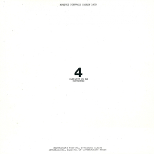 Adalbert Marković: Meditacije Za Gudački Kvartet