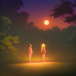 Summer Night of Fireflies